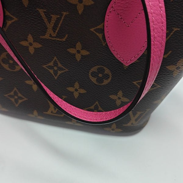 NEVERFULL INSIDE OUT BB Monogram Calfskin Red