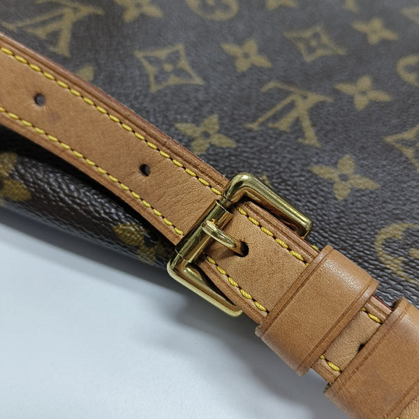 MUSETTE TANGO Monogram Coated Canvas Brown