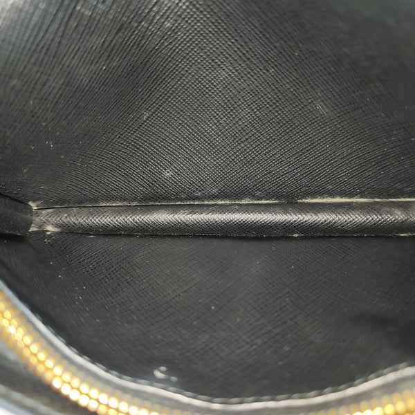 Saffiano Calfskin Shoulder Bag Mini Black