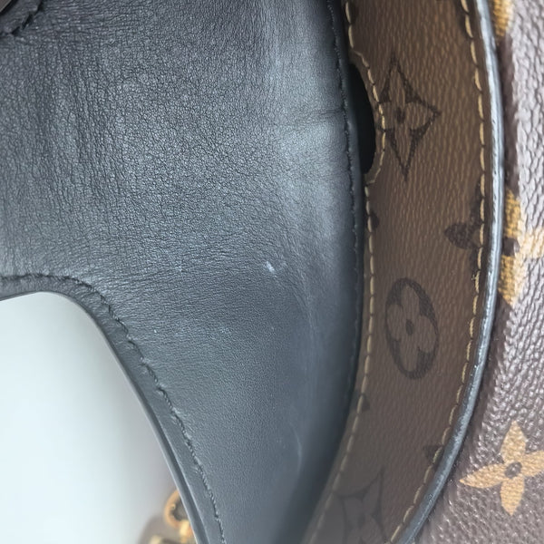 TWINNY Monogram Coated Canvas Brown