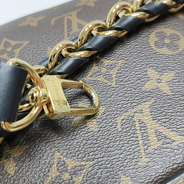 TWINNY Monogram Coated Canvas Brown