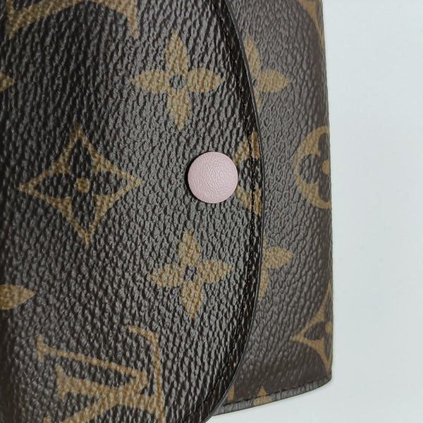 ROSALIE Monogram Coated Canvas Brown Wallet