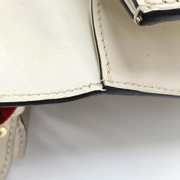 Authenticated pre-owned Sylvie Small Calfskin White - Shoulder Bag at Looply