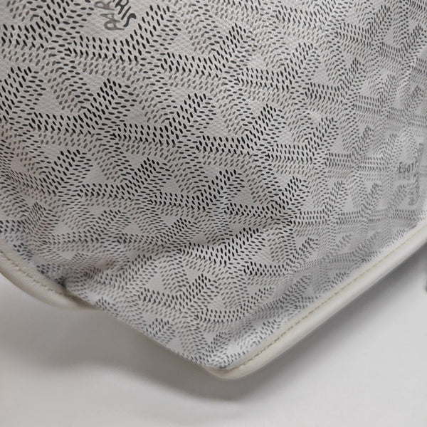 Anjou Mini Coated Canvas White