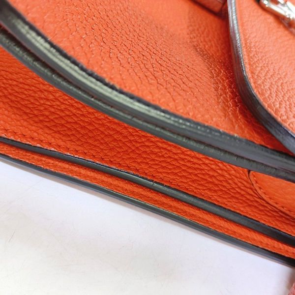 Authenticated pre-owned Jackie 1961 Calfskin Orange - Crossbody Bag at Looply