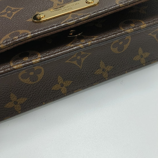 Lily Monogram Coated Canvas Brown