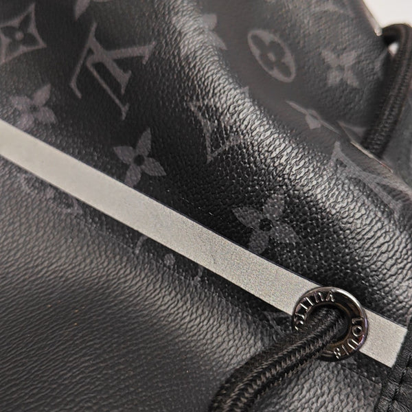 Coated Canvas Backpack Black
