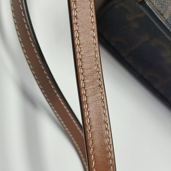 CABAS CELINE Mini Coated Canvas Brown