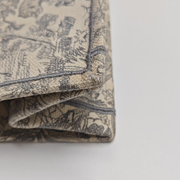 Book Tote Large Fabric Gray