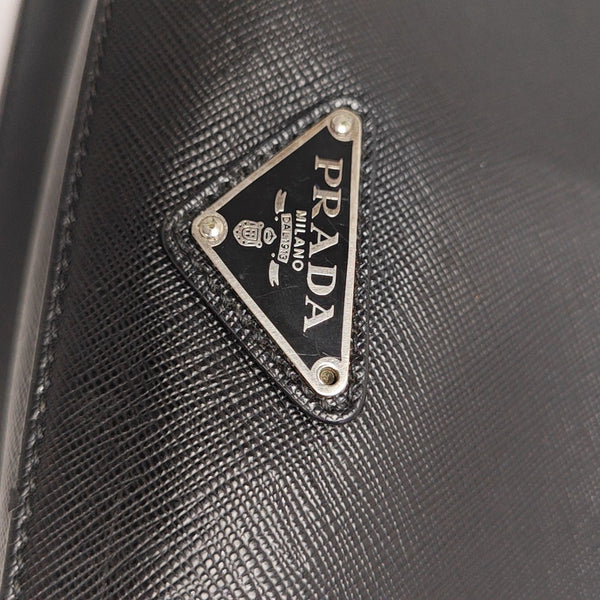 Saffiano Calfskin Tote Bag Black