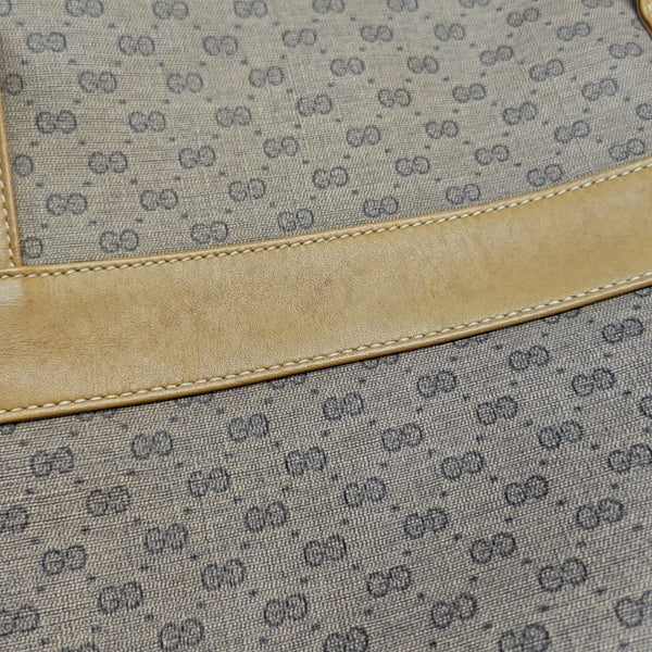 Monogram Coated Canvas Tote Bag Beige
