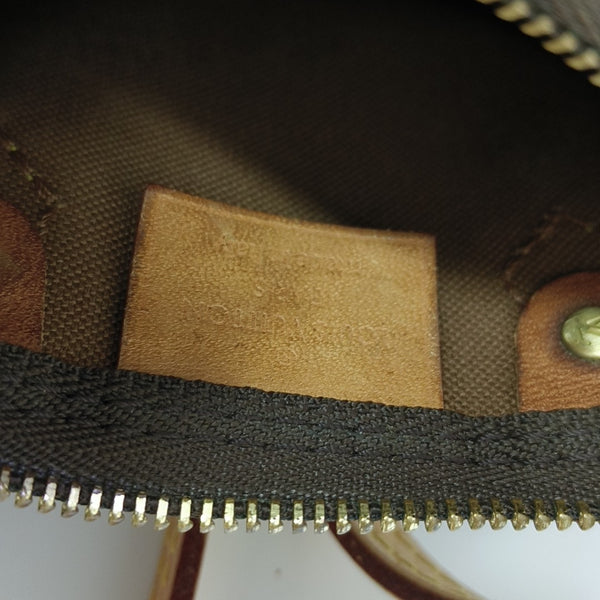 SPEEDY Nano Monogram Coated Canvas Brown