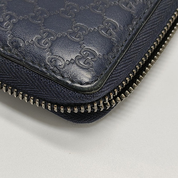 Monogram Calfskin Wallet Blue