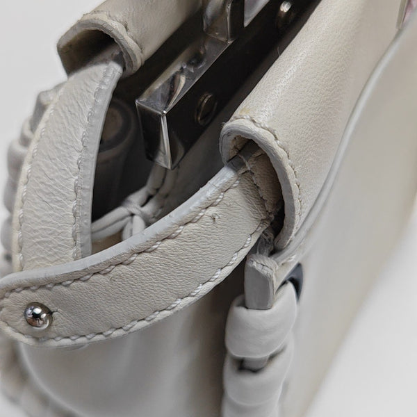 Peekaboo Mini Calfskin White