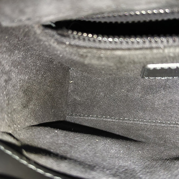 Lady Dior Mini Cannage Calfskin Black
