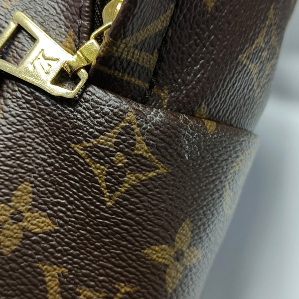 PALM SPRINGS PM Monogram Coated Canvas Brown