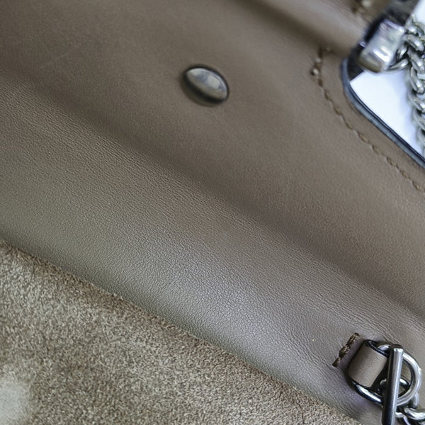 Authenticated pre-owned Dionysus Super Mini Monogram Coated Canvas Beige - Shoulder Bag at Looply