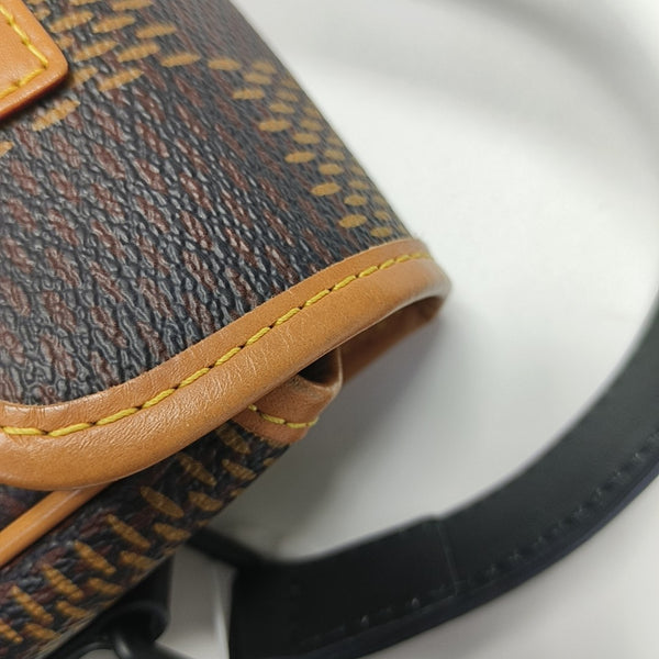 AMAZON Nano Damier Ebene Coated Canvas Brown
