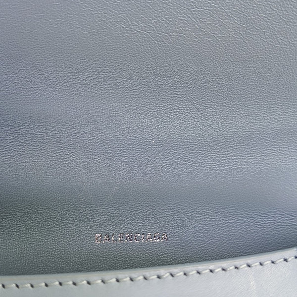 Hourglass S Calfskin Blue
