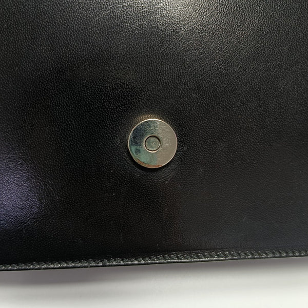 Calfskin Shoulder Bag Black