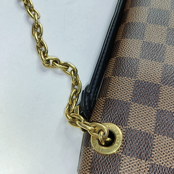 VAVIN PM Damier Ebene Coated Canvas Brown