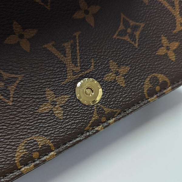 Lily Monogram Coated Canvas Brown