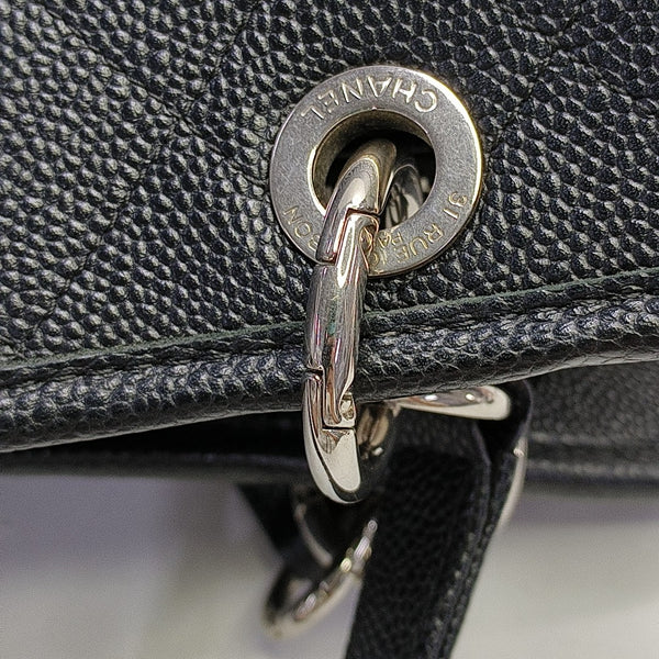 Quilted Grained Calfskin Black