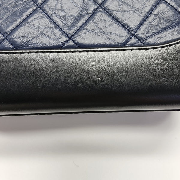 GABRIELLE Small Quilted Calfskin Blue