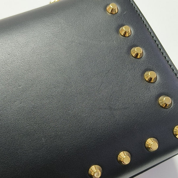 Padlock Small Calfskin Black