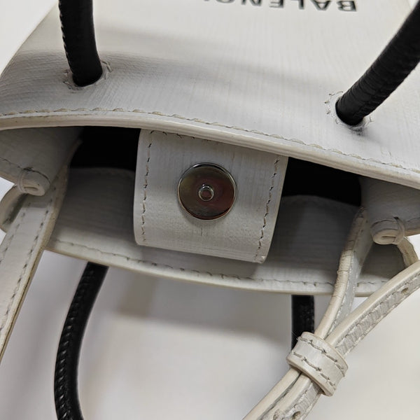 Shopping Bag Calfskin White