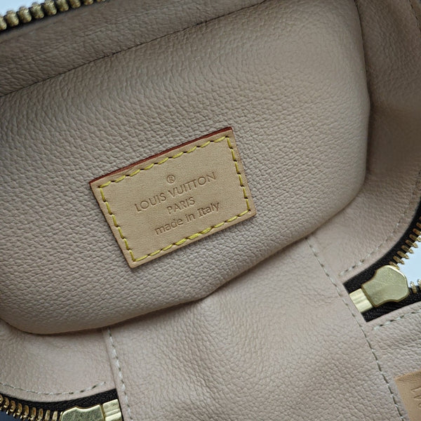 NICE Super Mini Monogram Coated Canvas Brown
