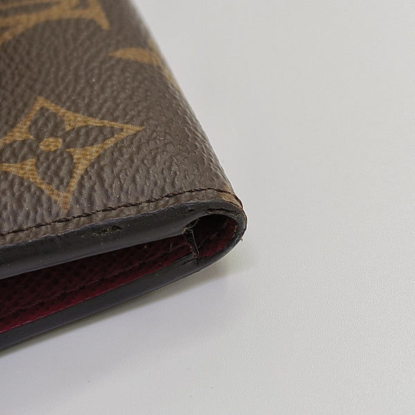 EMILIE Monogram Coated Canvas Brown Wallet