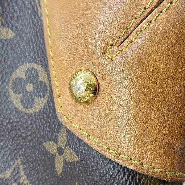 RETIRO GM Monogram Coated Canvas Brown