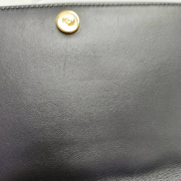 Authenticated pre-owned Lady Dior Cannage Patent Leather Black Wallet - Wallet at Looply
