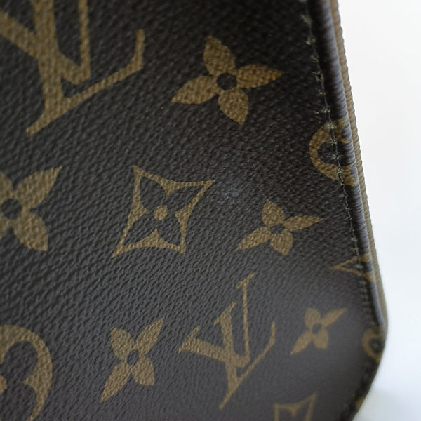 ONTHEGO MM Monogram Coated Canvas Brown