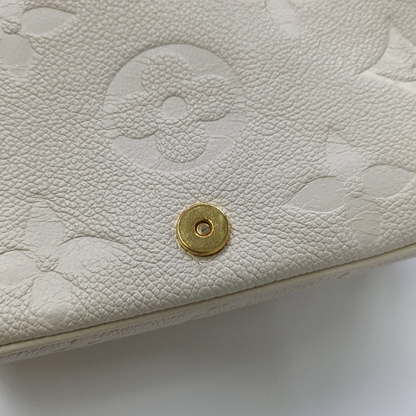 DIANE Monogram Calfskin Beige