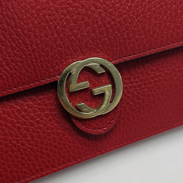 Calfskin Shoulder Bag Red