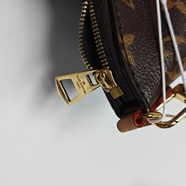 BOULOGNE Nano Monogram Coated Canvas Brown
