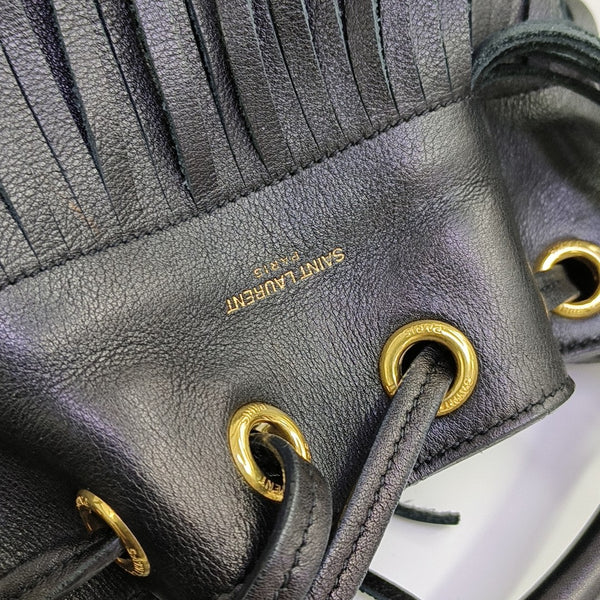 Calfskin Shoulder Bag Black