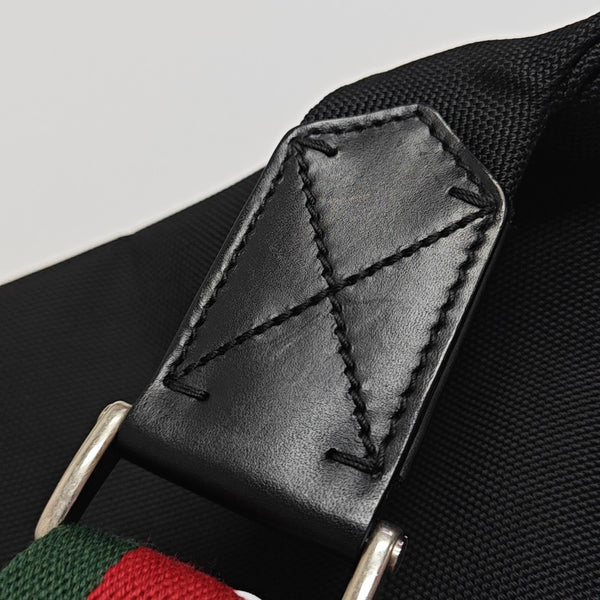 Fabric Belt Bag Black