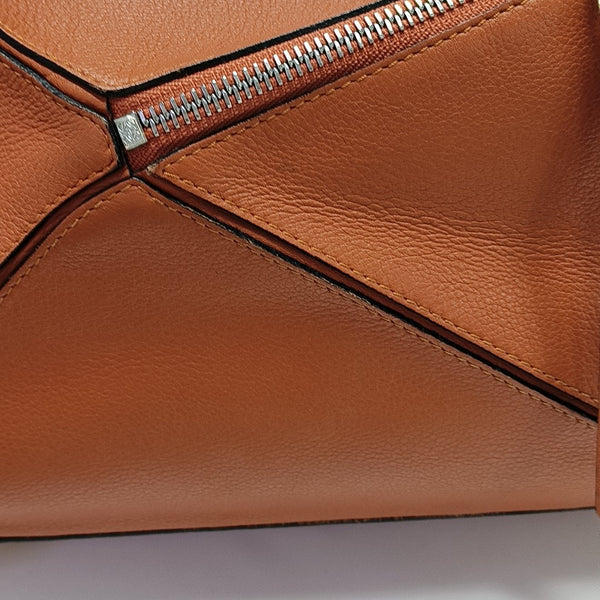 Puzzle Medium Calfskin Orange
