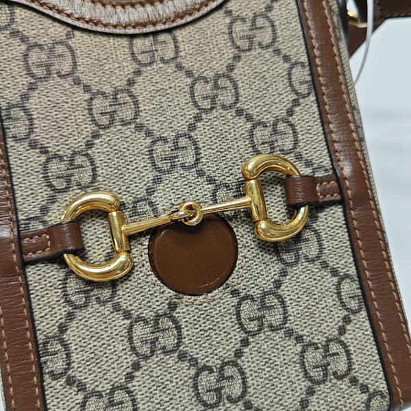 Horsebit 1955 Mini Coated Canvas Beige