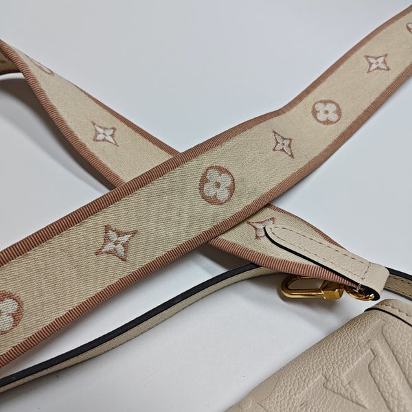 DIANE Monogram Calfskin Beige