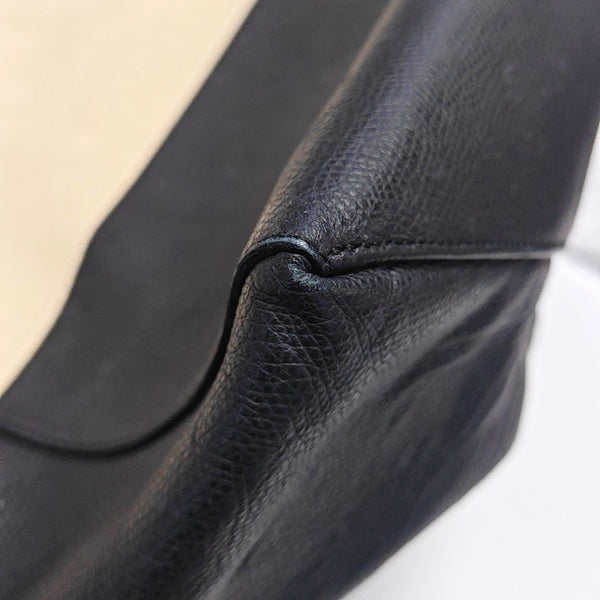 HORIZONTAL CABAS Calfskin White