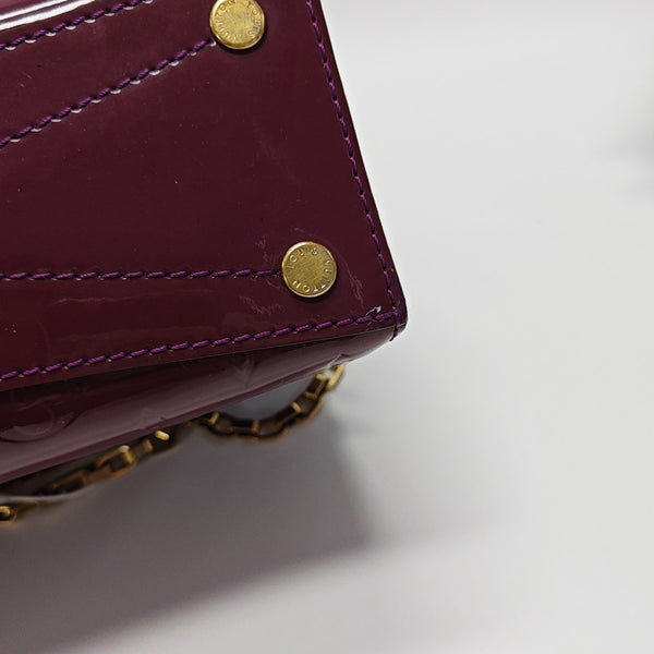 Patent Leather Crossbody Bag PM Purple