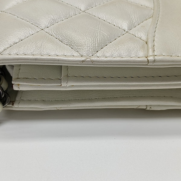 WOC Quilted Calfskin White
