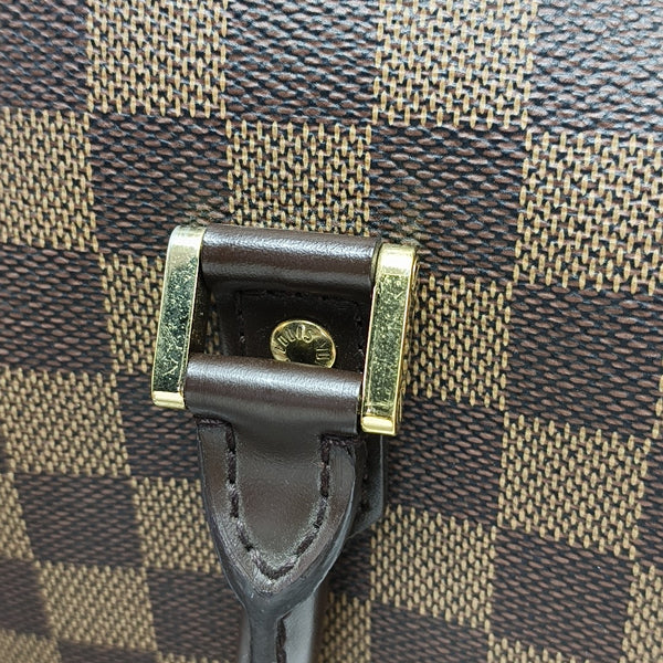 RIBERA MM Damier Ebene Coated Canvas Brown