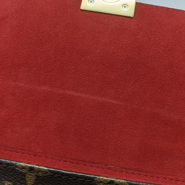 Authenticated pre-owned LOCKY BB Monogram Coated Canvas Red - Shoulder Bag at Looply