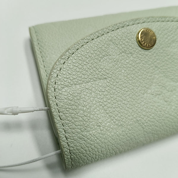 ROSALIE Monogram Calfskin Green Wallet