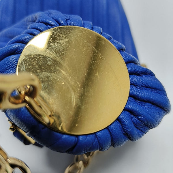 Bracelet Pouch Mini Lambskin Blue